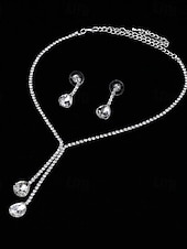cheap Jewelry Sets-Jewelry Set For Women&#039;s Party Evening Alloy Fancy