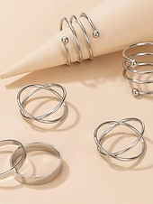 cheap Jewelry Sets-Ring Set For Women&#039;s Wedding Party Evening Gift Alloy Vintage Style