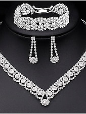 voordelige Sieradensets-Bruidssieradensets For Dames Bruiloft Lahja Legering Zin in hebben