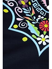 levne Boho šaty-Dámské mini šaty Petite šaty T-shirt šaty Tee šaty Sluneční šaty Letní šaty Módní Moderní Zralý Venku Dovolená Příležitostné Standardní střih Květinové Bez rukávů Rozdělený výstřih Žluté Fialové Letní