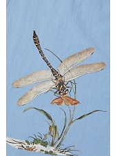  Camicia da donna 100% Cotone Camicia Blusa Stampa a bottoni Weekend Streetwear Di base Casual Simile lino Manica corta Collo tondo Bianco Estate Primavera