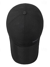 cheap Men&#039;s Baseball Cap-Men&#039;s Baseball Cap Sun Hat Trucker Hat Black White 100% Cotton Fashion Casual Street Daily Letter Adjustable Sunscreen Breathable