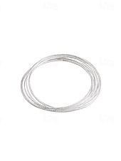 billige Armbånd og armringer-Dame Armbånd Fancy Mote Elegant Legering Armbånd Smykker Sølv Til Gave Stevnemøte