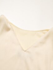 cheap Shirts,Tops &amp; Blouses-Women&#039;s Crop top Drawstring Sleeveless Satin Top Elegant Casual Work Spring Summer