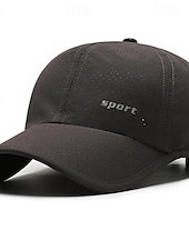 cheap Men&#039;s Baseball Cap-Men&#039;s Baseball Cap Sun Hat Trucker Hat Black White 100% Cotton Fashion Casual Street Daily Letter Adjustable Sunscreen Breathable