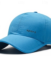cheap Men&#039;s Baseball Cap-Men&#039;s Baseball Cap Sun Hat Trucker Hat Black White 100% Cotton Fashion Casual Street Daily Letter Adjustable Sunscreen Breathable