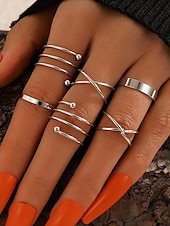 cheap Jewelry Sets-Ring Set For Women&#039;s Wedding Party Evening Gift Alloy Vintage Style