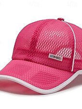 billige Baseballcaps for menn-Herre Baseballcaps Solhatt Trucker Hat Nettinghette Svart Hvit polyester Netting Mote Fritid Gate Daglig عادي Justerbare Solkrem Pustende