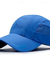 preiswerte Baseballkappe für Herren-Herren Cap Basecap Sonnenhut Kappe Schwarz Weiß Polyester Modisch Brautkleider schlicht Strasse Täglich Buchstabe Einstellbar Sonnenschutz Atmungsaktiv