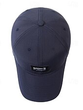 billiga Baseballkeps herr-Herr Basebollkeps Solhatt Trucker Hat Svart Marinblå Polyester Mode Ledigt Gata Dagligen Bokstav Justerbara Solskyddskräm Andningsfunktion Snabb tork