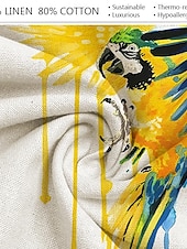 economico Classico-Per uomo Animale Uccello Pantaloni di Lino Pantaloni Larghi Misura del girovita medio Hawaiano Casual All&#039;aperto Abbigliamento casual alla moda Elastico in vita Primavera &amp; Autunno Autunno &amp; Inverno