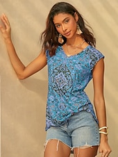 ieftine Magazin grafic Tricouri fără mâneci &amp; Camis-Camisola de damă top cu bretele Tipar Basic Fără Mâneci Regulat Topuri De Col V Casual Roșu Albastru Violet Verde