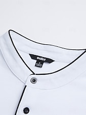 preiswerte Klassisches Poloshirt für Herren-Herren Poloshirt aus Baumwollmischung Golfshirt Straße Lässig Stehkragen Gebänderter Kragen Kurzarm Mode Basic Einfach Klassisch Sommer Normale Passform Marineblau Schwarz Weiß Rot Poloshirt aus