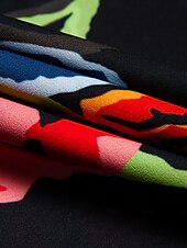 olcso Blúzok és ingek-Női Nő Gombos póló Alkalmi ing Grafika Fa Csíkos Hétköznapi Póló Fekete Hímzett Virágos Gombok Rövid ujjú Elegáns Csehország Szabadság Kerek Állógallér Nyár Tavasz