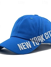 ieftine Şapcă de baseball pentru bărbaţi-Bărbați Șapcă de baseball Palarie de soare Căciulă de camioner Negru Albastru Bumbac Brodat Modă Casual Stradă Zilnic Scrisă Ajustabile Cremă Cu Protecție Solară Respirabil