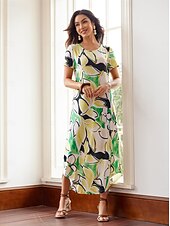 ieftine Rochii florale-rochie lungă rochie maxi rochie lejeră cu mânecă scurtă vară primăvară