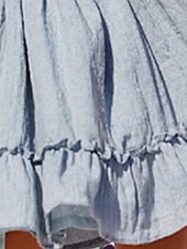 baratos vestidos de verão-Mulheres Vestido de renda Minivestido Renda Patchwork Férias Praia Sensual Casual Com Alças Finas Sem Manga Preto Branco Azul Escuro Cor