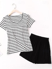 economico Abbigliamento da casa da donna-top bolero da donna per appuntamenti quotidiani moda per uscire manica lunga girocollo nero estate primavera casa abiti