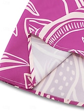abordables Robes de vacances-Femme robe longue Robe casual Robe Évasée Robe Trapèze Robe d&#039;été mode Décontractées Vacances du quotidien Rendez-vous Standard Floral Feuille Sans Manches Dos nu Rouge Violet Orange Vert Eté