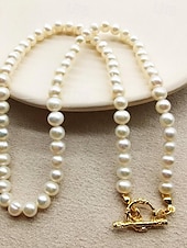 cheap Women&#039;s Necklace-Women&#039;s Chain Necklace Gold Brass Fashion