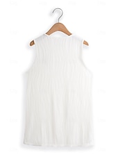 cheap Tank Tops &amp; Camis-Women&#039;s Camisole Tank Top Striped Sleeveless Top One-Shoulder Buttoned Asymmetrical Neckline Casual Blouse for Summer Social Gatherings White