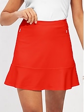 cheap Golf Bottoms-Women&#039;s Golf Skorts 17inch Pickleball Dark Pink Black White Lightweight Bottoms Ladies Golf Attire Clothes Outfits Wear Apparel