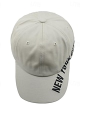 ieftine Şapcă de baseball pentru bărbaţi-Bărbați Șapcă de baseball Palarie de soare Căciulă de camioner Negru Albastru Bumbac Brodat Modă Casual Stradă Zilnic Scrisă Ajustabile Cremă Cu Protecție Solară Respirabil