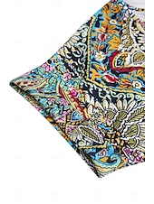 Γυναικείο T-shirt Boho Μπλούζα Paisley Εκτύπωση V-Λαιμό Κοντό Μανίκι Καθημερινό Χαλαρό Στυλ Πολύχρωμο Ελαφρύ Καλοκαίρι Μπλούζα Χαμηλού Κόστους Boho t-shirt-Γυναικείο T-shirt Boho Μπλούζα Paisley Εκτύπωση V-Λαιμό Κοντό Μανίκι Καθημερινό Χαλαρό Στυλ Πολύχρωμο Ελαφρύ Καλοκαίρι Μπλούζα