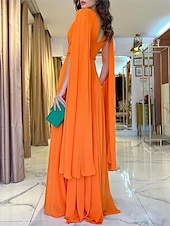 billige Gjestekjoler til bryllup-A-linje bryllup gjest kjoler elegant kjole formell sommer gulvlengde lang erme v-hals konvertibel chiffon med rynker