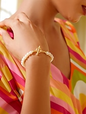 abordables Bracelet pour femme-Femme Chaînes Bracelets Dorée Laiton Perle Elégant Mode