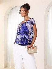 economico Borsette e borse tote-Per donna Borsa a tracolla Borsa Borsa di paglia Paglia Feste Per eventi Spiaggia Catenina Floreale Massima capacità Tinta unica Color Block Marrone scuro Nero Bianco