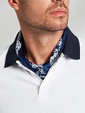preiswerte Krawatten &amp;amp; Fliegen für Herren-Klassisches marineblaues Bandana aus Kunstseide für Herren – quadratischer modischer Schal mit Paisleymuster