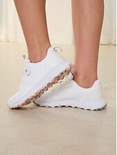 economico Accessori da golf-scarpe da golf regolabili da donna bianche rosa