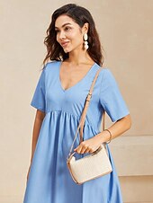 voordelige Handtas &amp; Draagtassen-Dames Handtas Schoudertas Doos Zak Strozak Stro Feestdagen Strand Reizen Gesp Ketting Lichtgewicht Multi-dragen Effen Kleur Bruin Beige