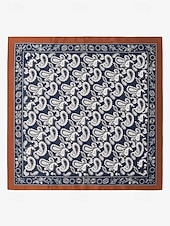 ieftine Cravate și papion pentru bărbați-eșarfă elegantă bandana paisley de mătase pentru bărbați - accesoriu de modă versatil