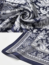 ieftine Cravate și papion pentru bărbați-eșarfă elegantă bandana paisley de mătase pentru bărbați - accesoriu de modă versatil