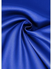preiswerte Mit Jacke-Zweiteiliges Kleid Mutter der Braut Elegantes kleines Kleid V-Ausschnitt Knie-lang Satin 3/4-Langen Ärmel mit Band  Schleife Raffung einfarbig 2025 kostenlose Maßanfertigung