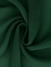 economico Abiti da sposa-Abiti da Sposa a A per Ospiti Matrimoniali Abito Elegante Semi Formale Lunghezza Totale Manica Corto Collo a V Chiffon con Arricciature 2025