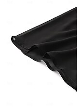 cheap Maxi Black Dress-Women&#039;s Asymmetric Hemline Color Block Dress Sleeveless with Waistband Elegant Party Black White Spring Summer Standard Fit Apparel
