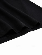 economico magliette di base-Per uomo Maglietta Manica Lunga Scollo a V Primavera Inverno Primavera &amp; Autunno Tinta unica Semplice Maglieria Quotidiano Abbigliamento Sportivo Puro Casuale Quotidiano All'aperto Nero Bianco Grigio