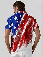 abordables Vêtements de golf pour hommes-Homme T-shirt POLO Rouge Manche Courte Top Tenue de golf Vêtements Tenues Porter des vêtements