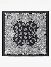 ieftine Cravate și papion pentru bărbați-eșarfă elegantă bandana paisley de mătase pentru bărbați - accesoriu de modă versatil