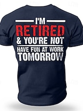 お買い得  メンズグラフィックTシャツ-男性用 グラフィック レタープリント Tシャツ グラフィックTシャツ コットン 半袖 グラフィック シャツ ワイン ホワイト レッド 快適なTシャツ バケーション ストリート ファッションデザイナーの衣類