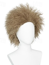 abordables Pelucas de personajes de películas-Cosplay Wigs Blonde Natural Wave Synthetic Hair Short Wigs Women's Wigs For Party