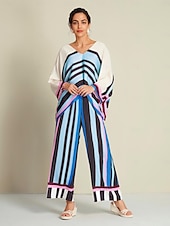 preiswerte weites Bein und hohe Taille-Damen Hose mit weitem Bein Maxi Täglich Casual Himmelblau Frühling Sommer XS S M