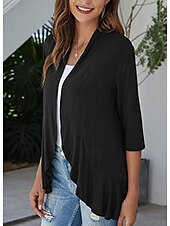 economico Cardigan e capispalla-cappotto maglione blu