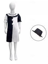 levne Klasický horor-Art the Klaun předvečer Všech svatých Cosplay kostým Maškarní Hrozivější cosplay předvečer Všech svatých Dětské Chlapecké Dívčí předvečer Všech svatých Karneval Plesová maškaráda předvečer Všech