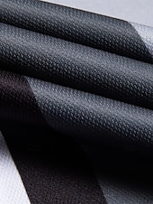cheap Men&#039;s Classic Polo-Men&#039;s Polo Shirts Golf Shirt Business Casual Ribbed Polo Collar Short Sleeve Fashion Basic Color Block Stripes Buttons Summer Spring &amp;  Fall Regular Fit Black Polo Shirts