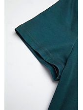 ieftine Tricou cu animale-Tricou pentru femei casual guler rotund imprimeu 3D cu pisică verde mâncă scurtă îmbrăcăminte zilnică confortabil ajustare relaxată modă top de dimensiuni multiple
