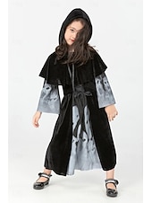 baratos Coleção Feminina-Bruxa Vampiros Dia das Bruxas Traje Cosplay Noite de Walpurgis Fantasias Crianças Adulto Mulheres Para Meninas Carnaval Baile de Máscaras Festa Mascarilha Fantasias fáceis de Halloween Vestir-se
